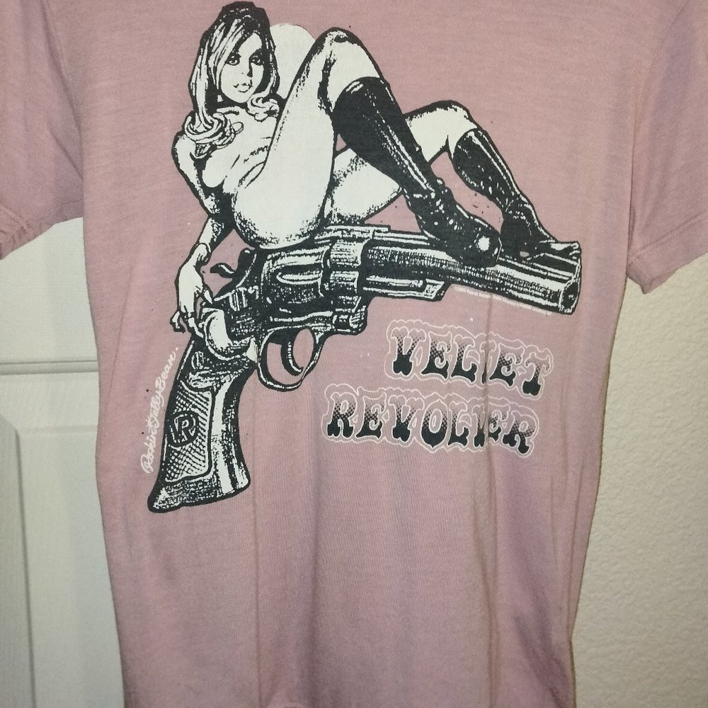 EXTREMELY RARE VELVET REVOLVER BABYDOLL SHIRT - Picture 4 of 8